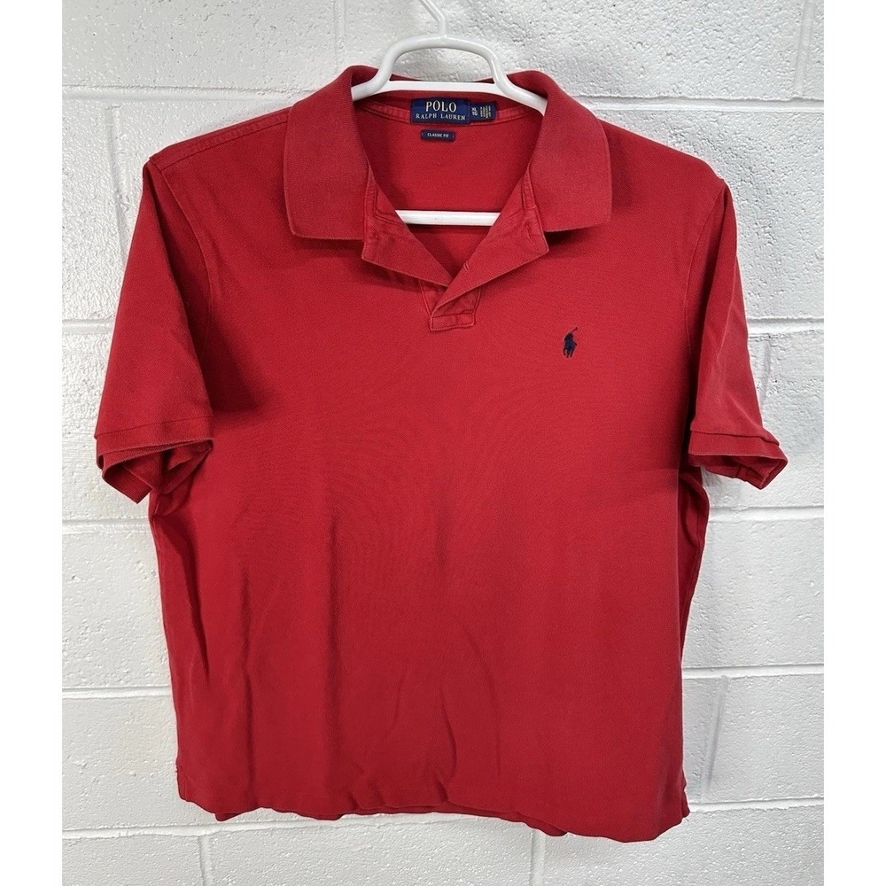 POLO Ralph Lauren Classic Fit Red Polo Shirt / Men's XL